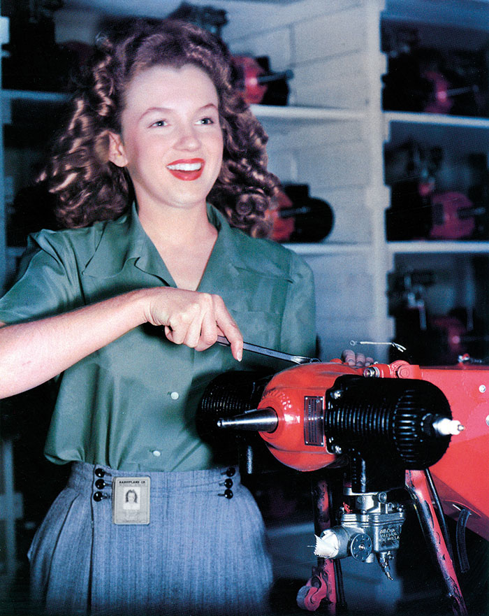 Worked on the Radioplane assembly line