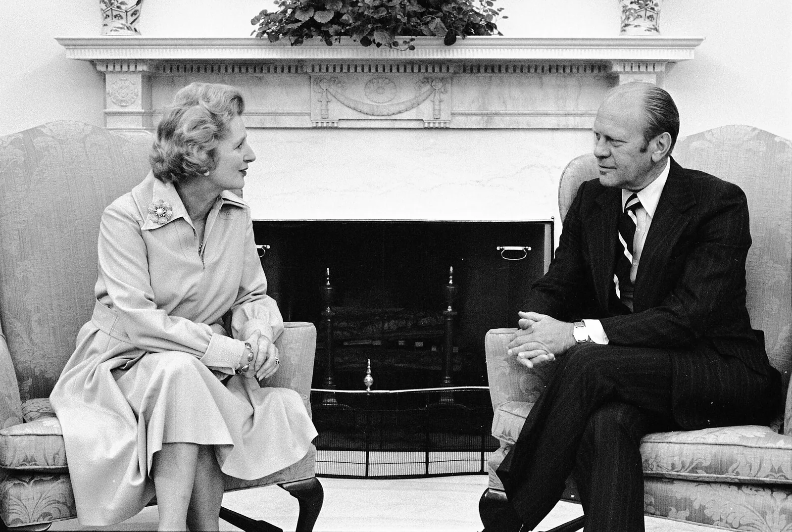 Meeting President Ford