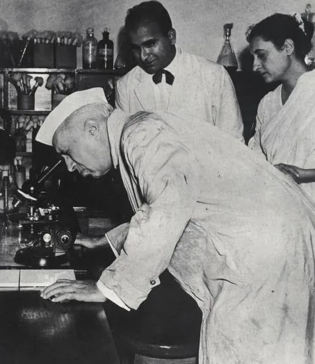 Antibiotics facility visit with Nehru