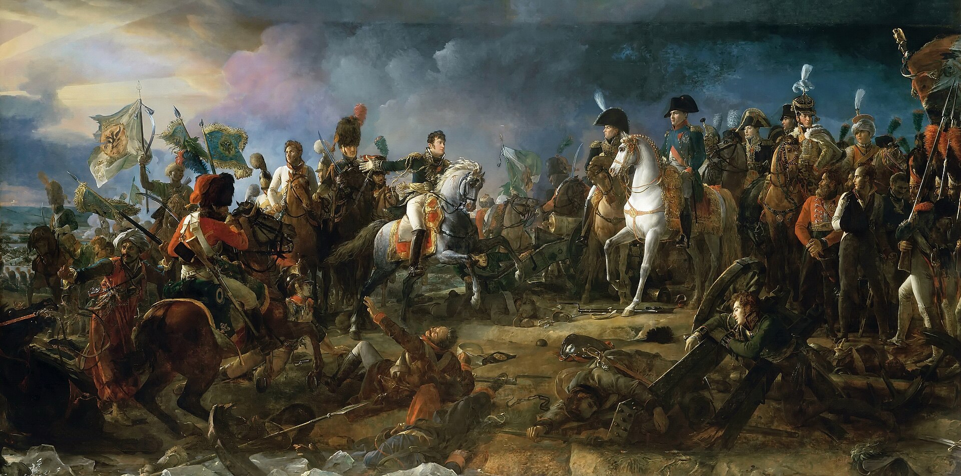 Commands victory at Austerlitz