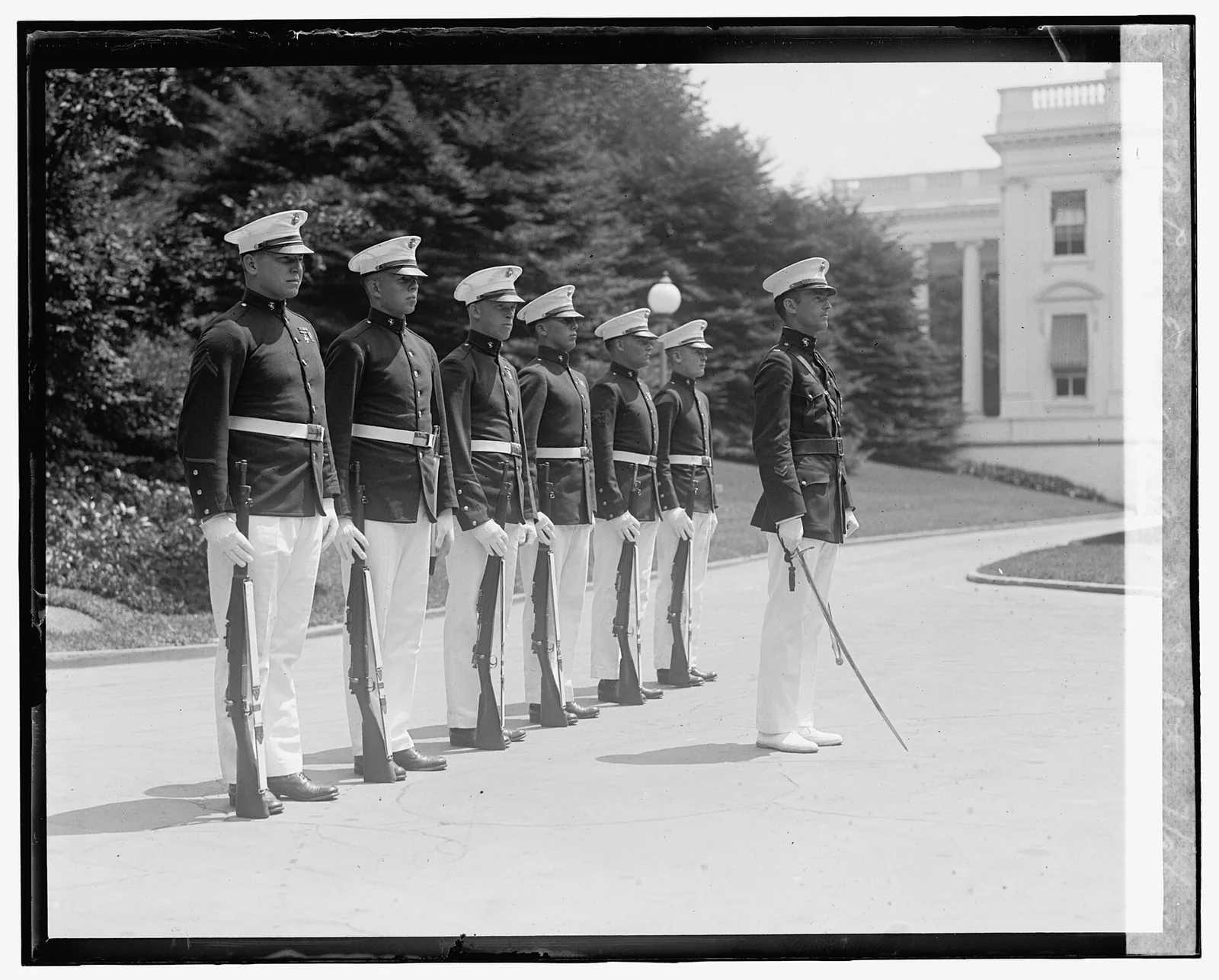 Lafayette visit honor guard