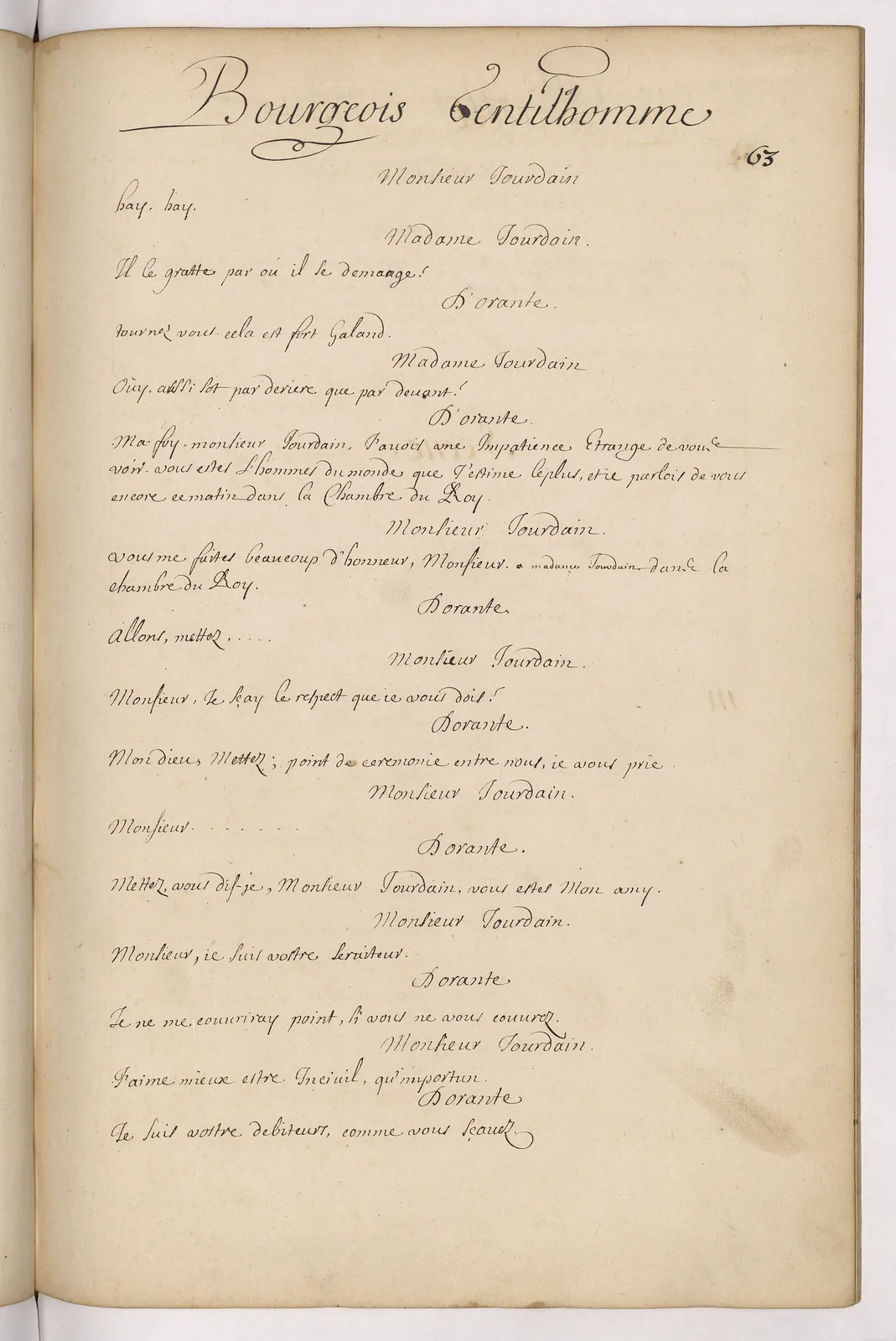 Premiere of Le Bourgeois gentilhomme