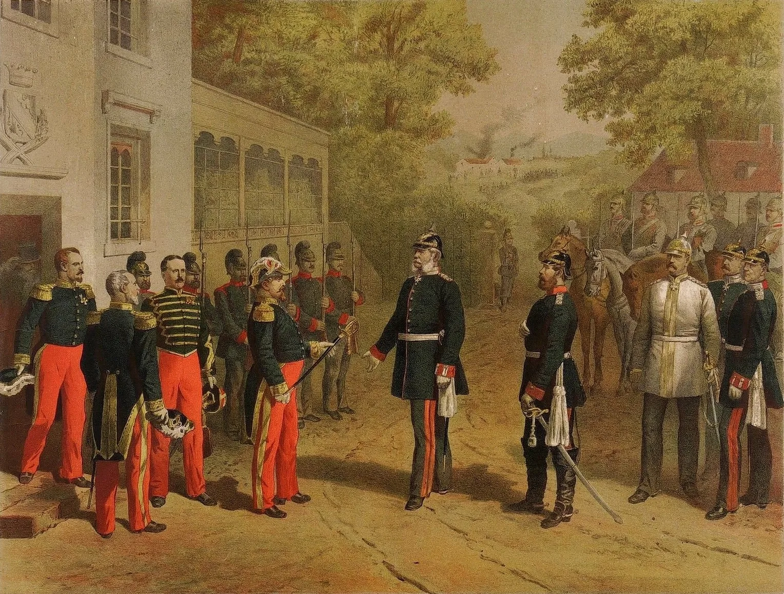 Armistice negotiations at Versailles