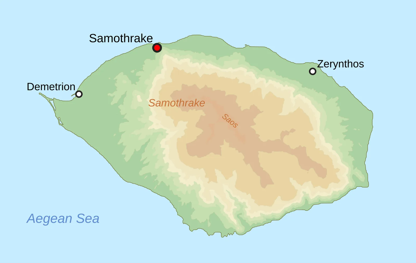 Arrival at Samothrace