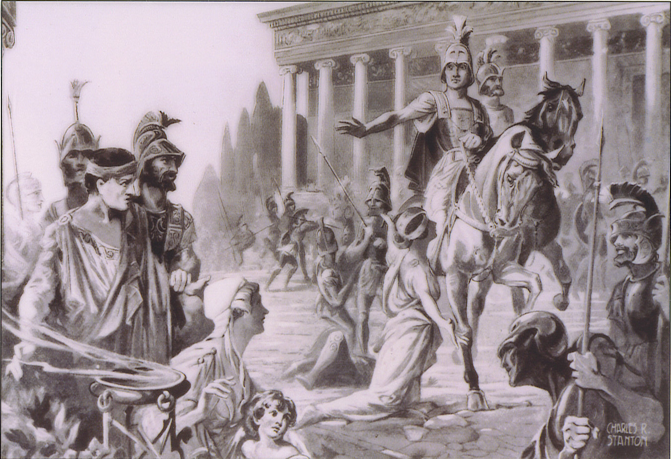 Encamped before Thebes