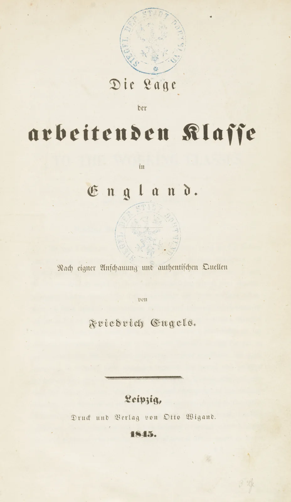 Writing The Condition of the Working Class