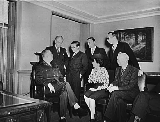 Visit to General Marshall at the Pentagon