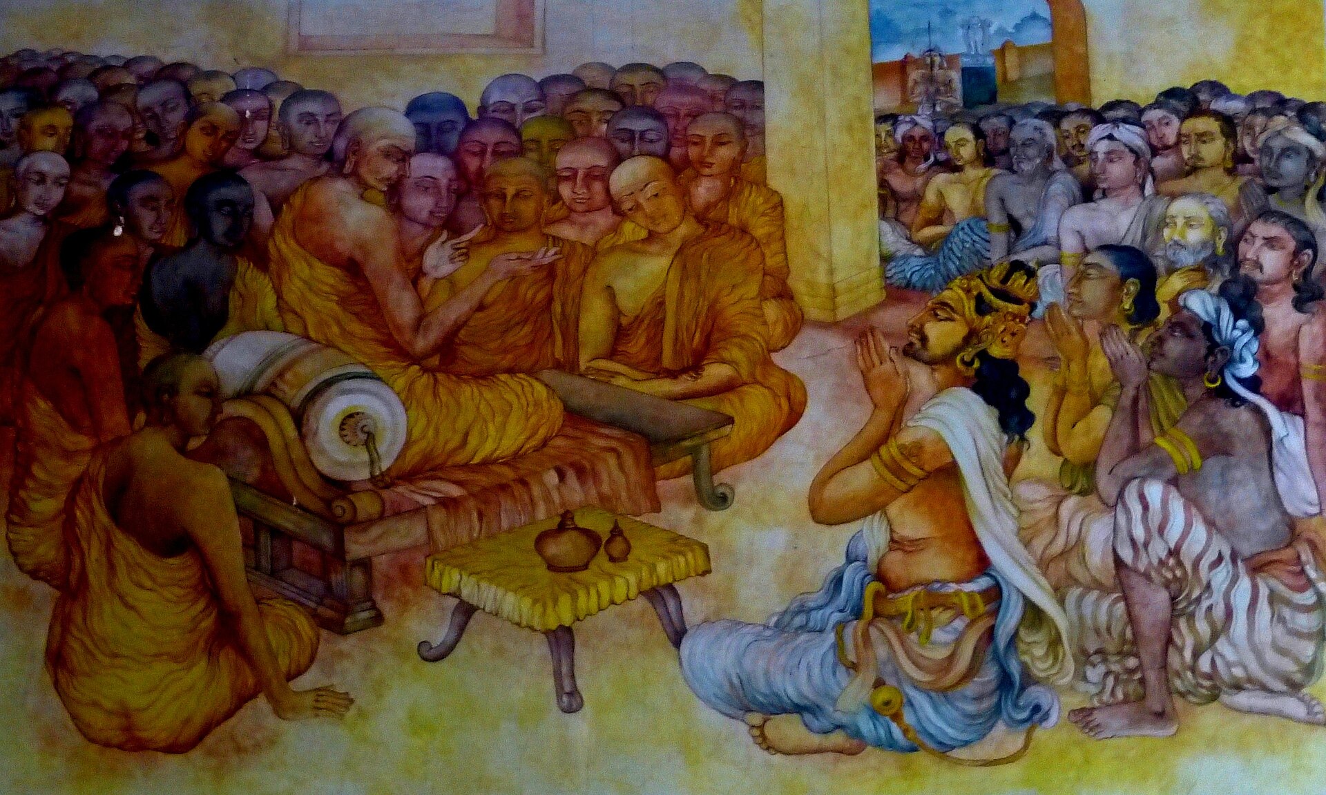 Attends the Third Buddhist Council