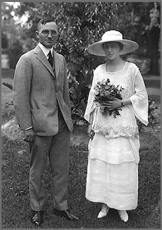 Marriage to Bess Wallace