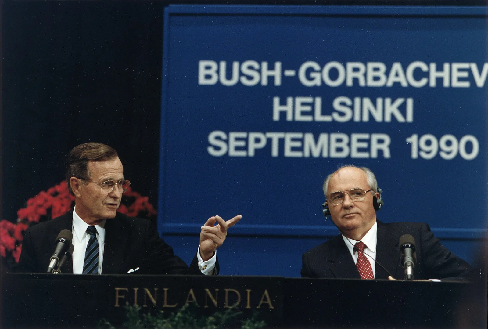 Malta summit with Gorbachev