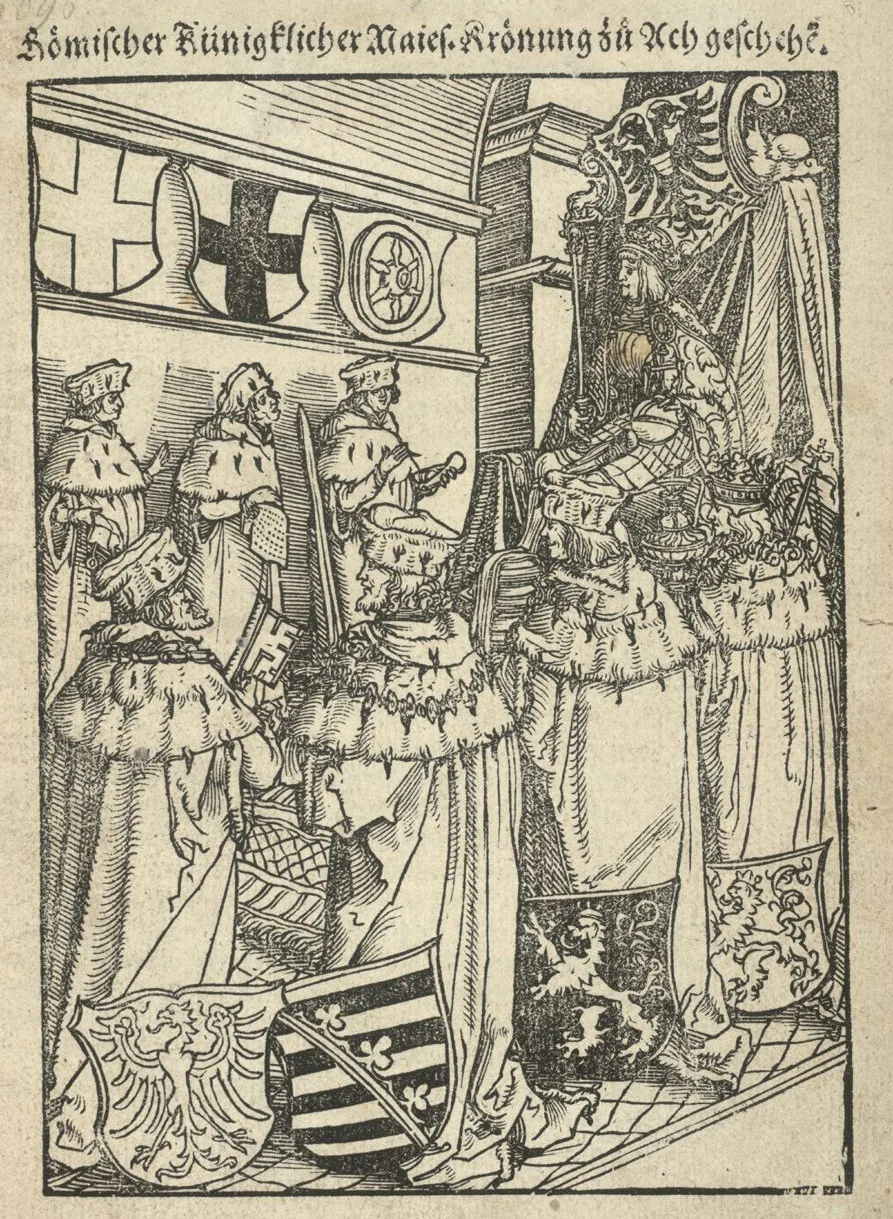Visit to Aachen and coronation