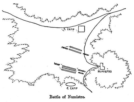 Fights Marcellus at Numistro