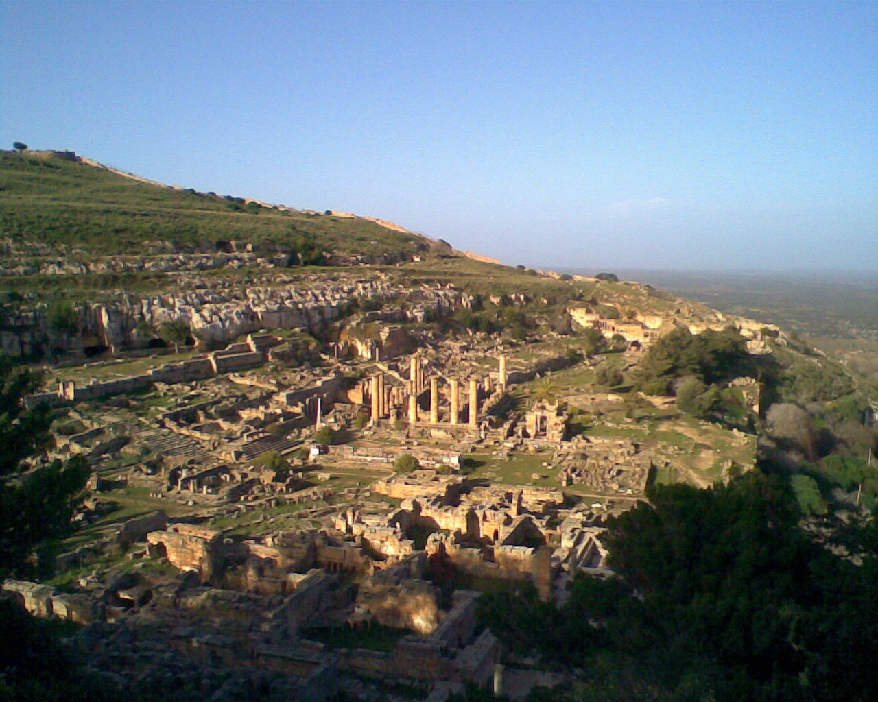 Secretly lands near Cyrene