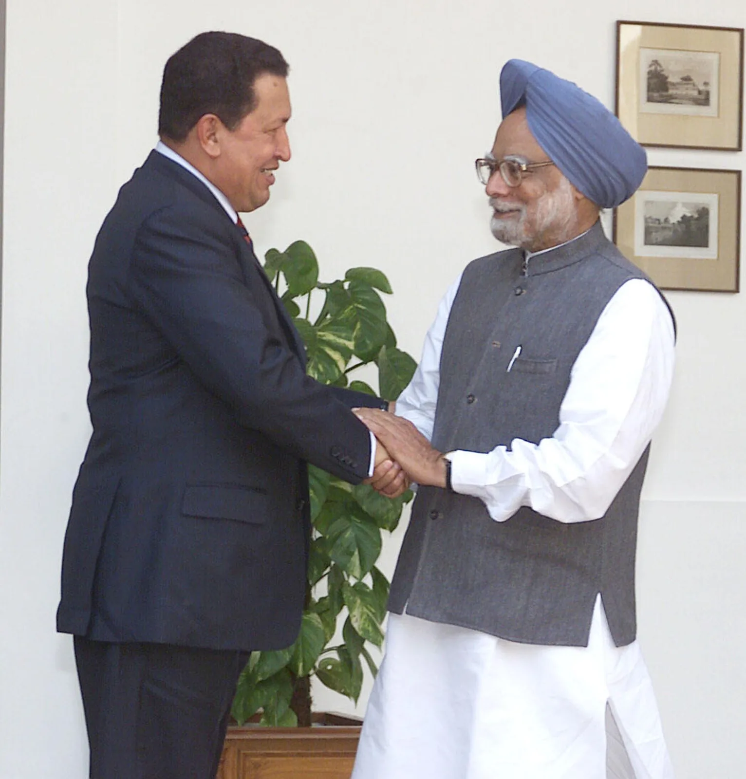 Meeting with Manmohan Singh