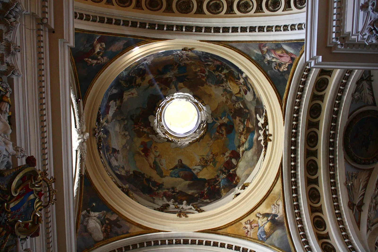 Fresco work at the Basilica of El Pilar