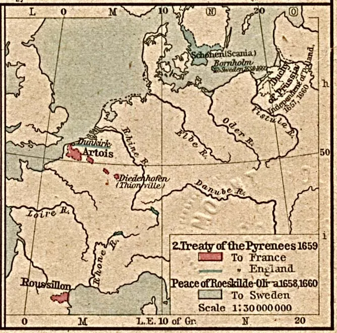 Treaty of the Pyrenees signing