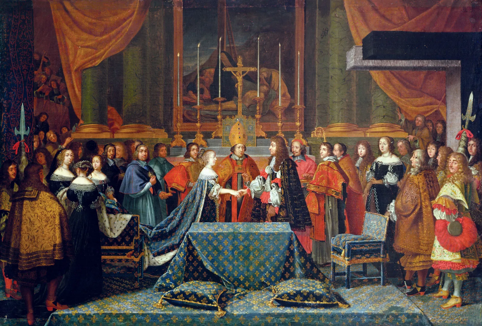 Marriage to Maria Theresa