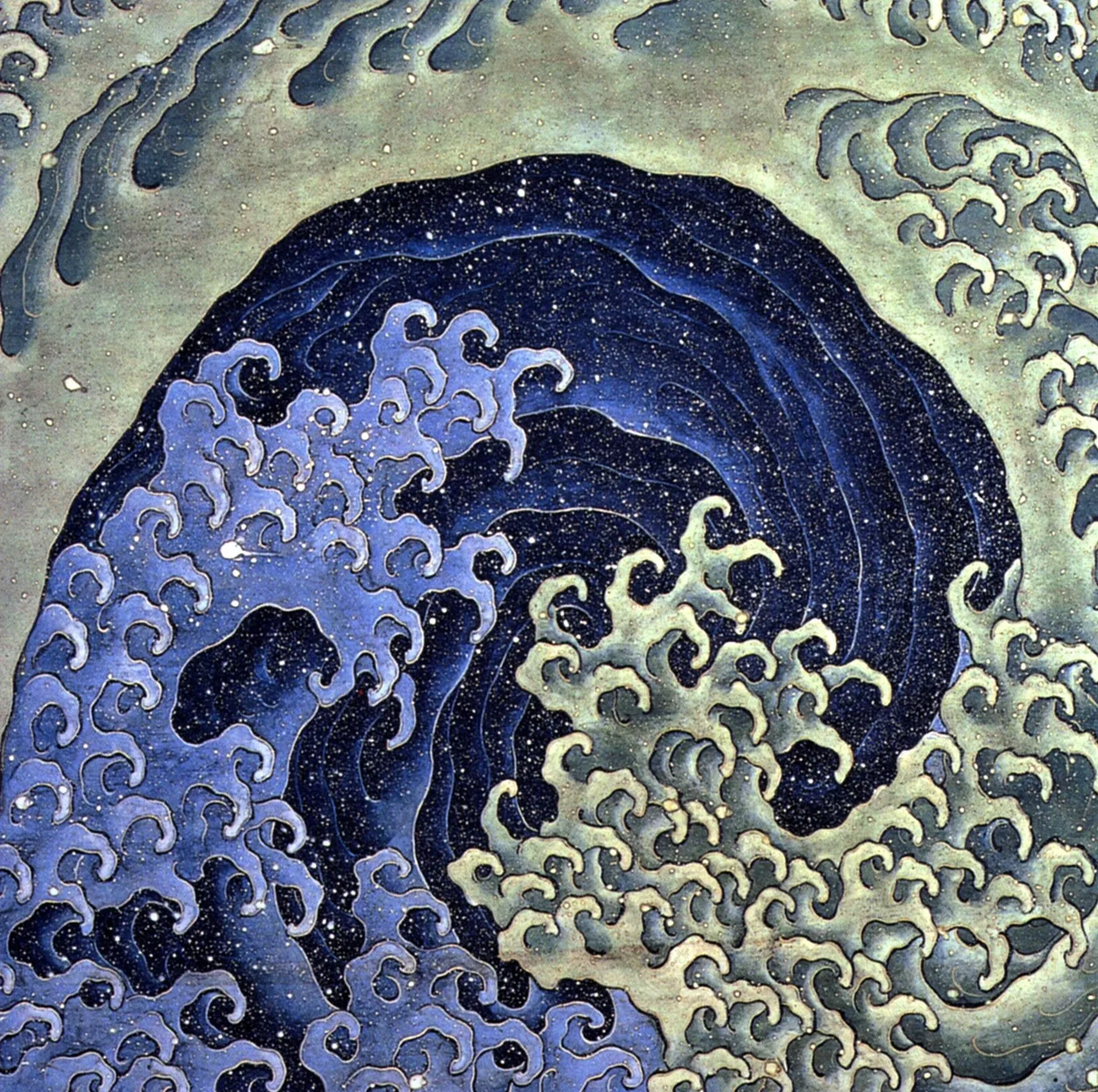 Festival-float ceiling paintings
