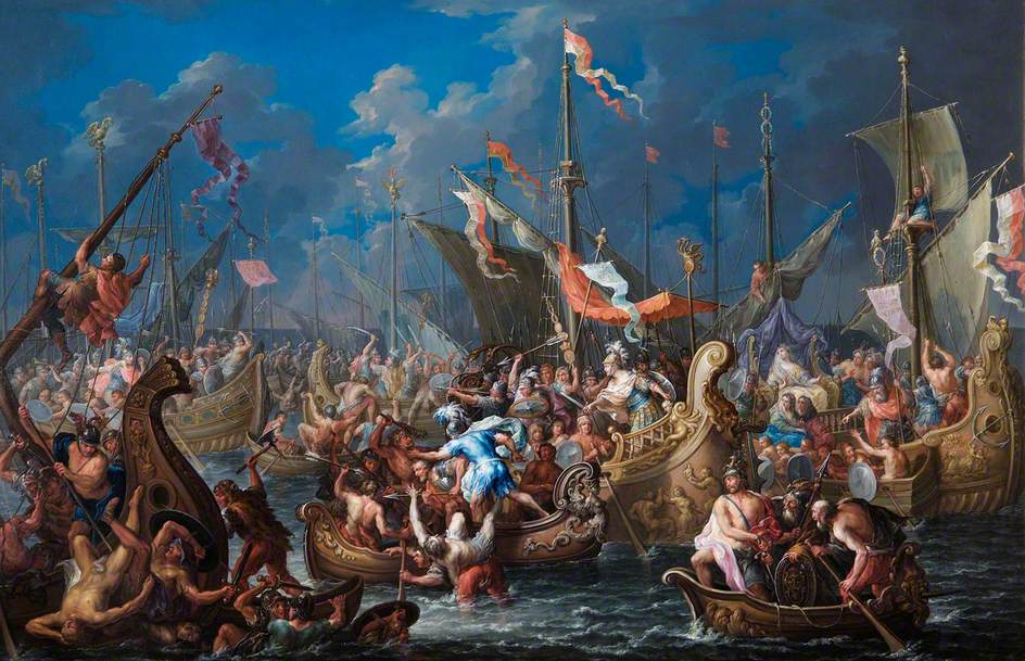 Commanded ships at Actium