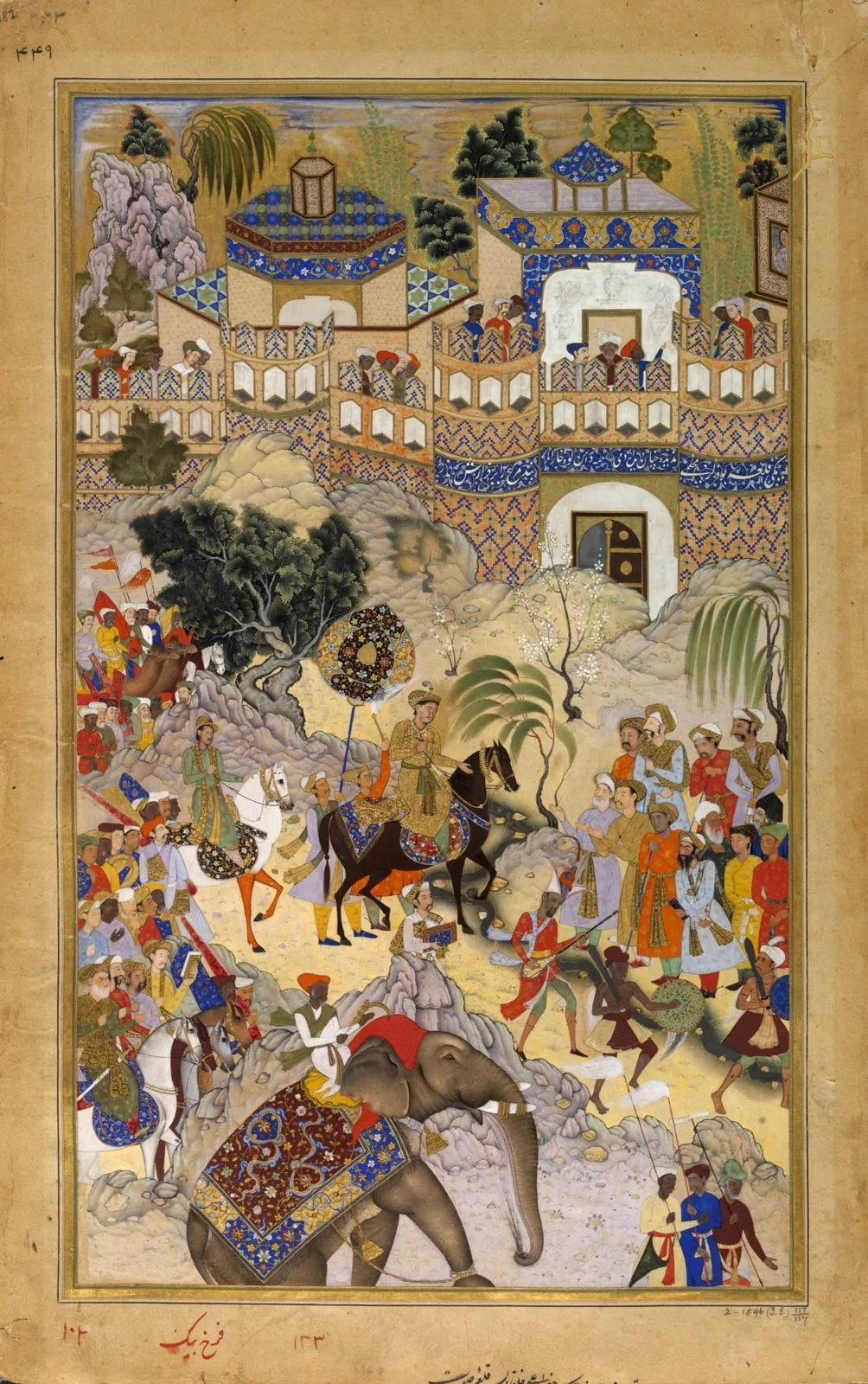 Departure for the Gujarat campaign