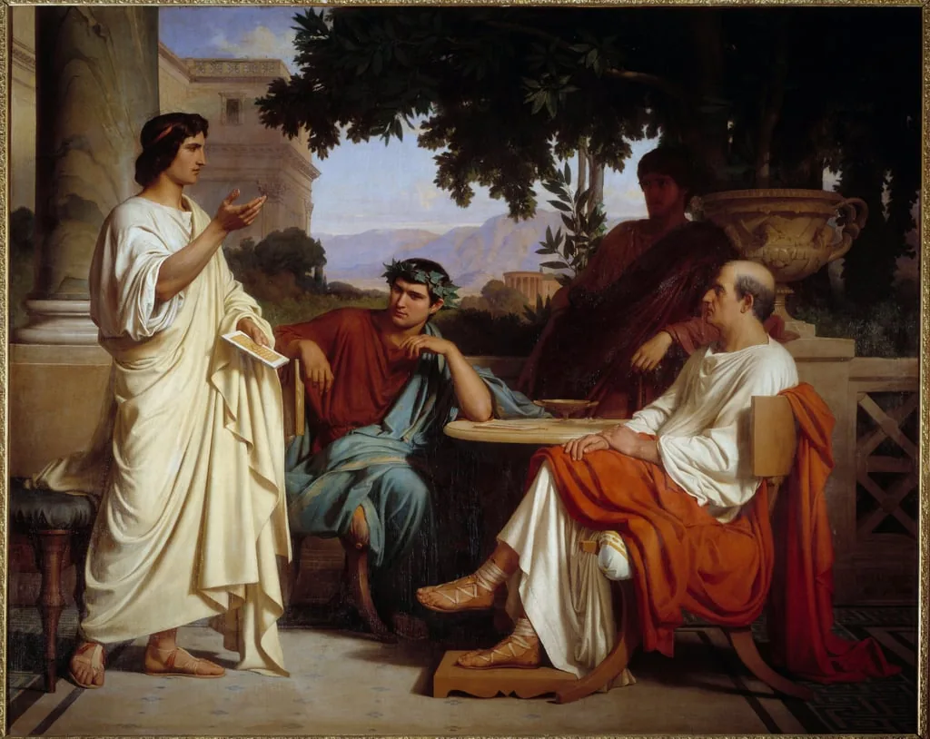 Meeting Virgil at Sinuessa