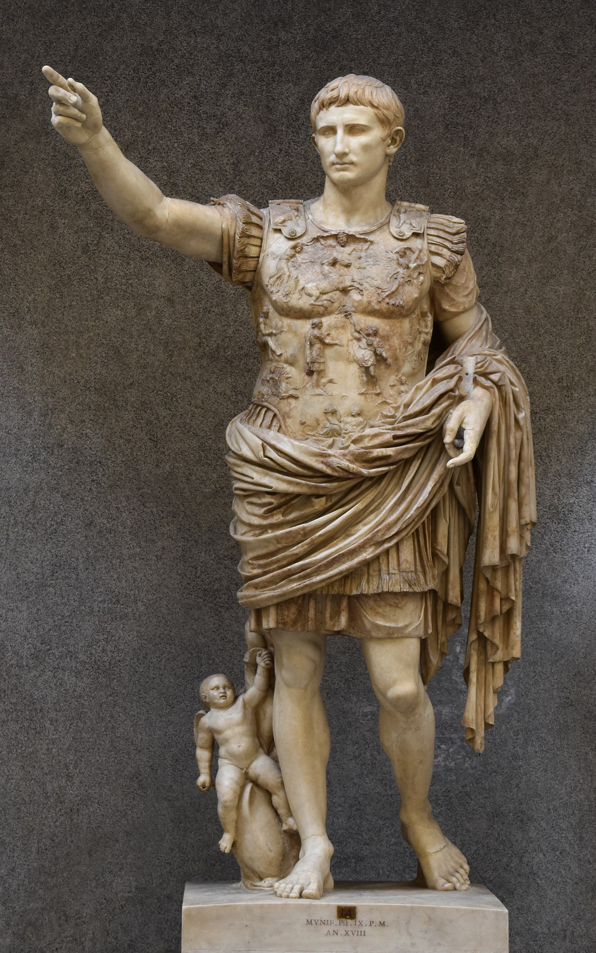 Assumes the toga of manhood