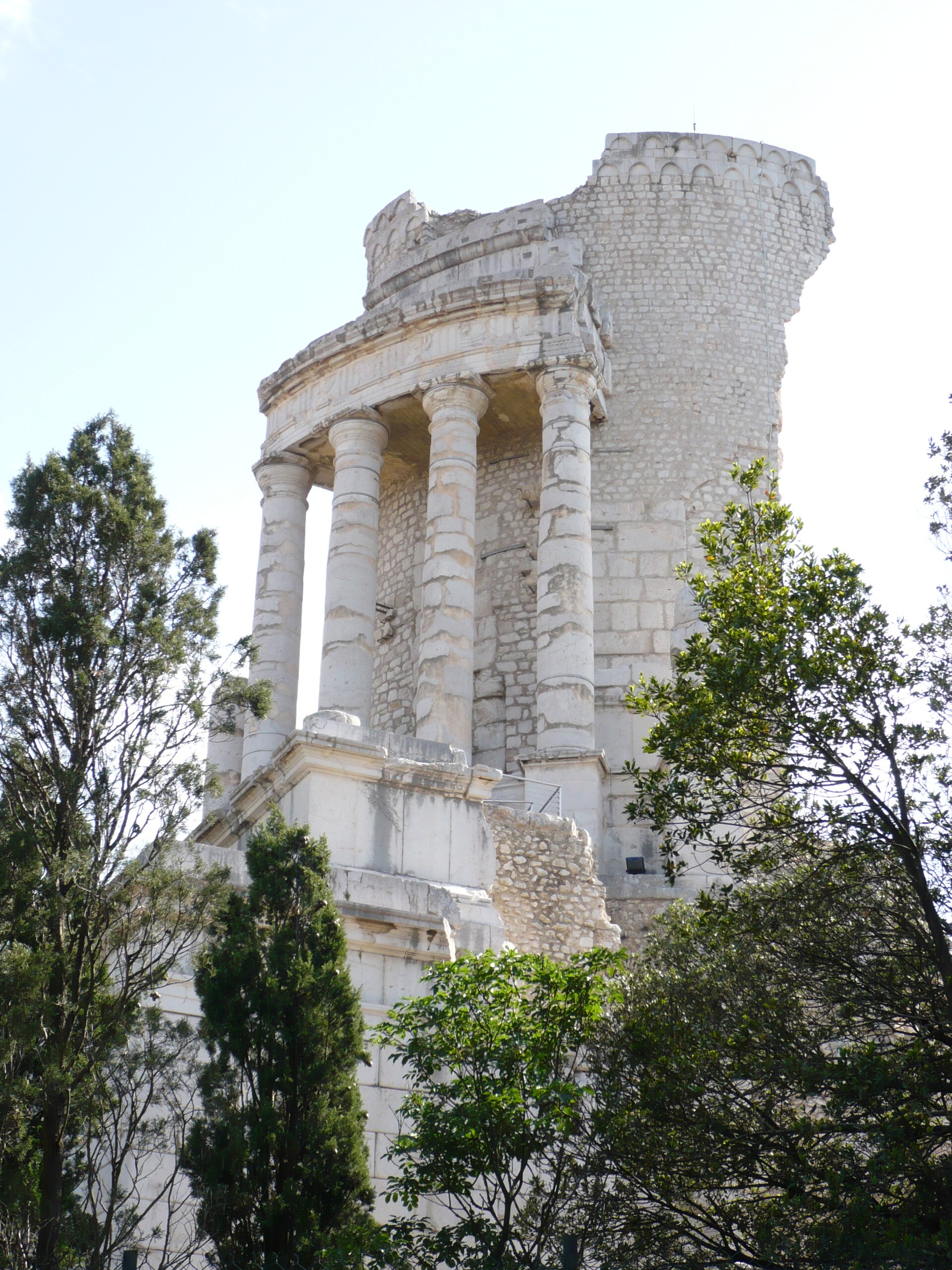Begins a three-year stay in Gaul