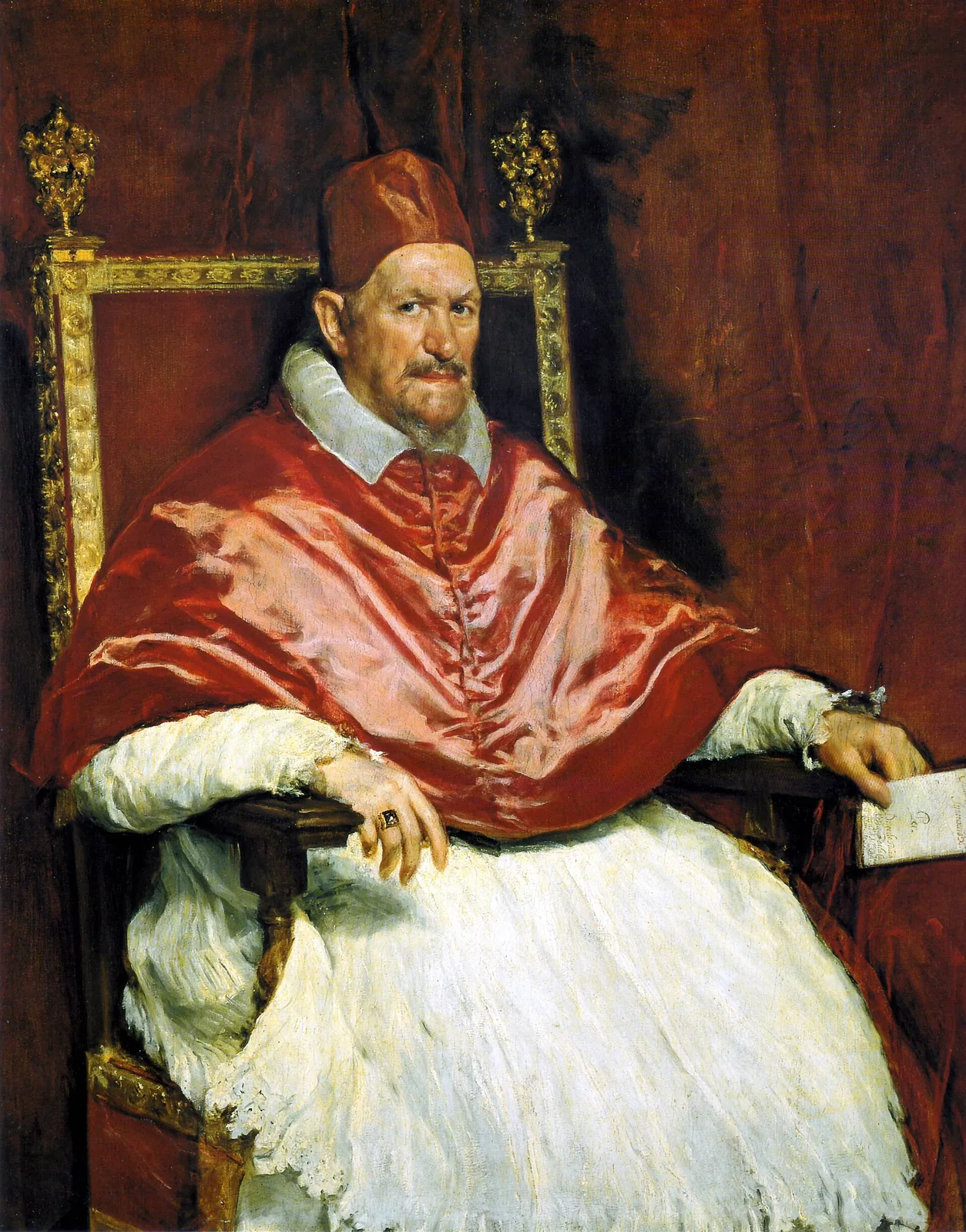 Portrait of Pope Innocent X in Rome