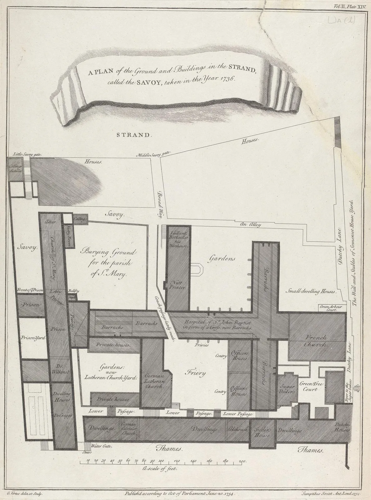 Encounter with Charles II in the Strand