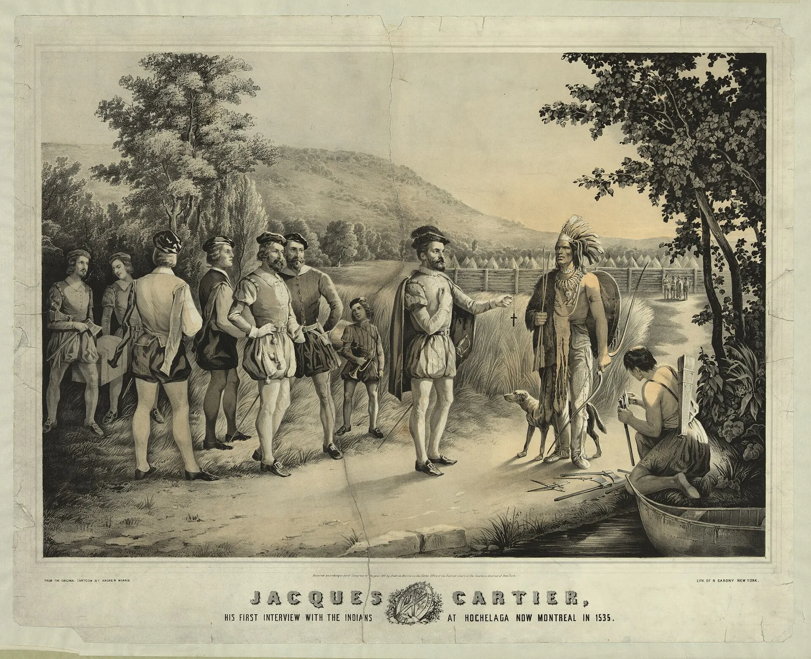 Arrival at Hochelaga