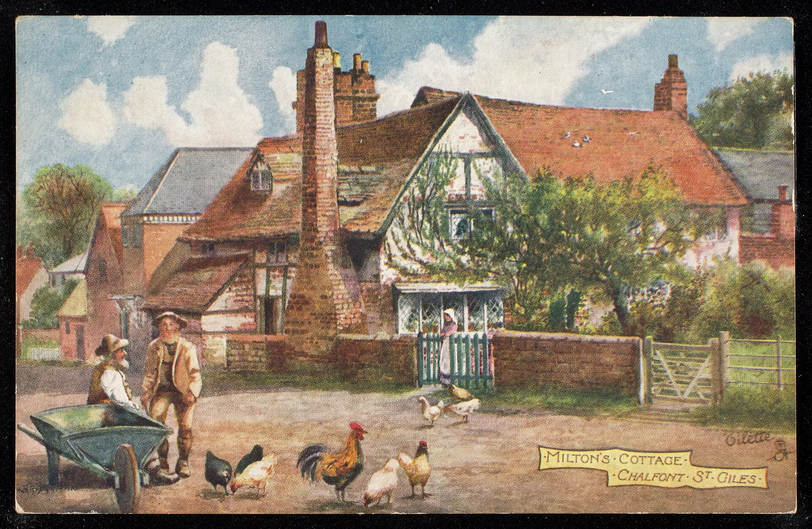 Plague refuge at Milton's Cottage