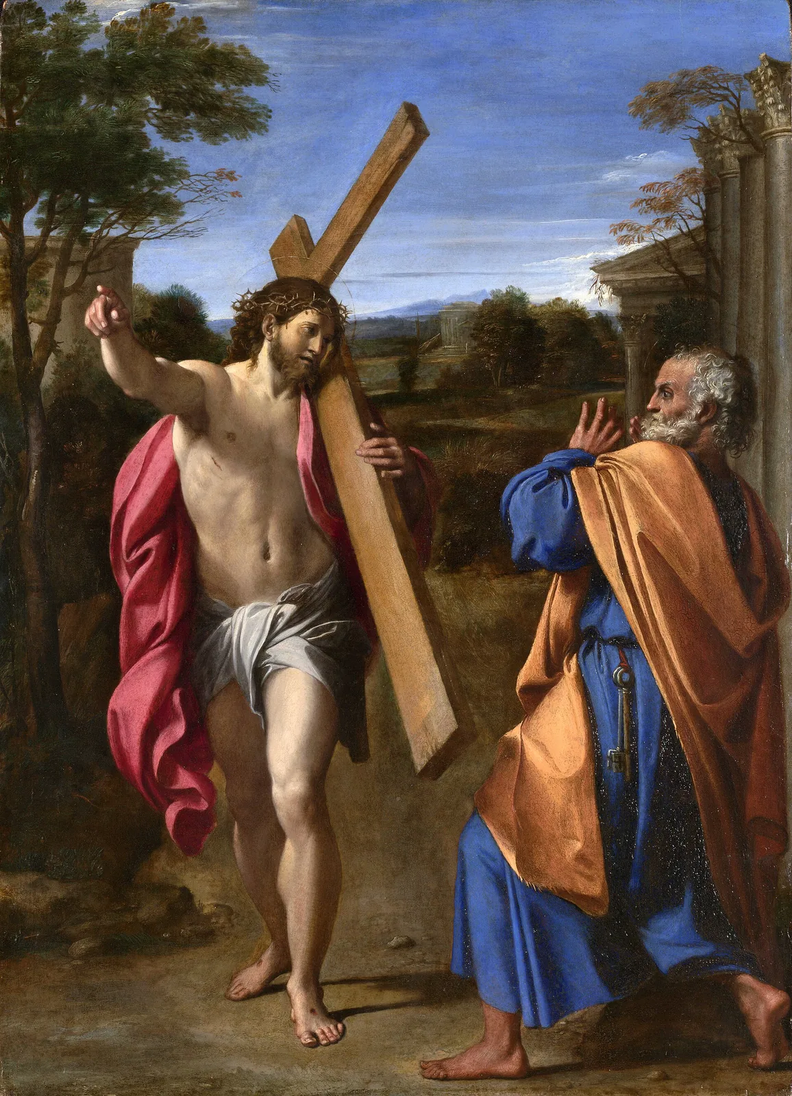 Traditional arrival in Rome