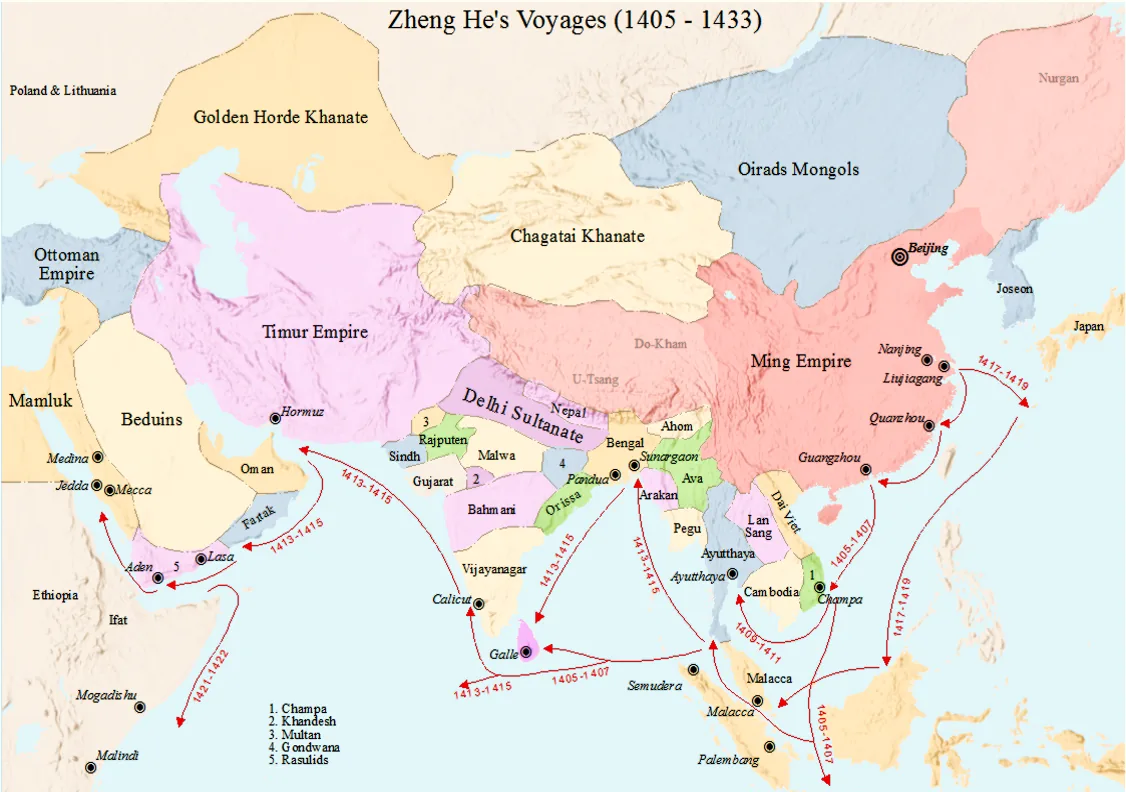 First-voyage wait at Changle