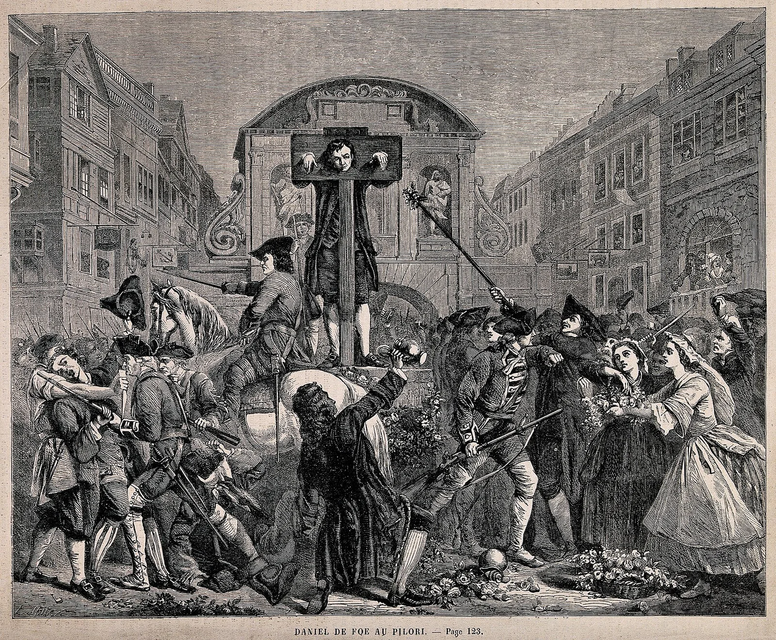 Pilloried at Cheapside Conduit