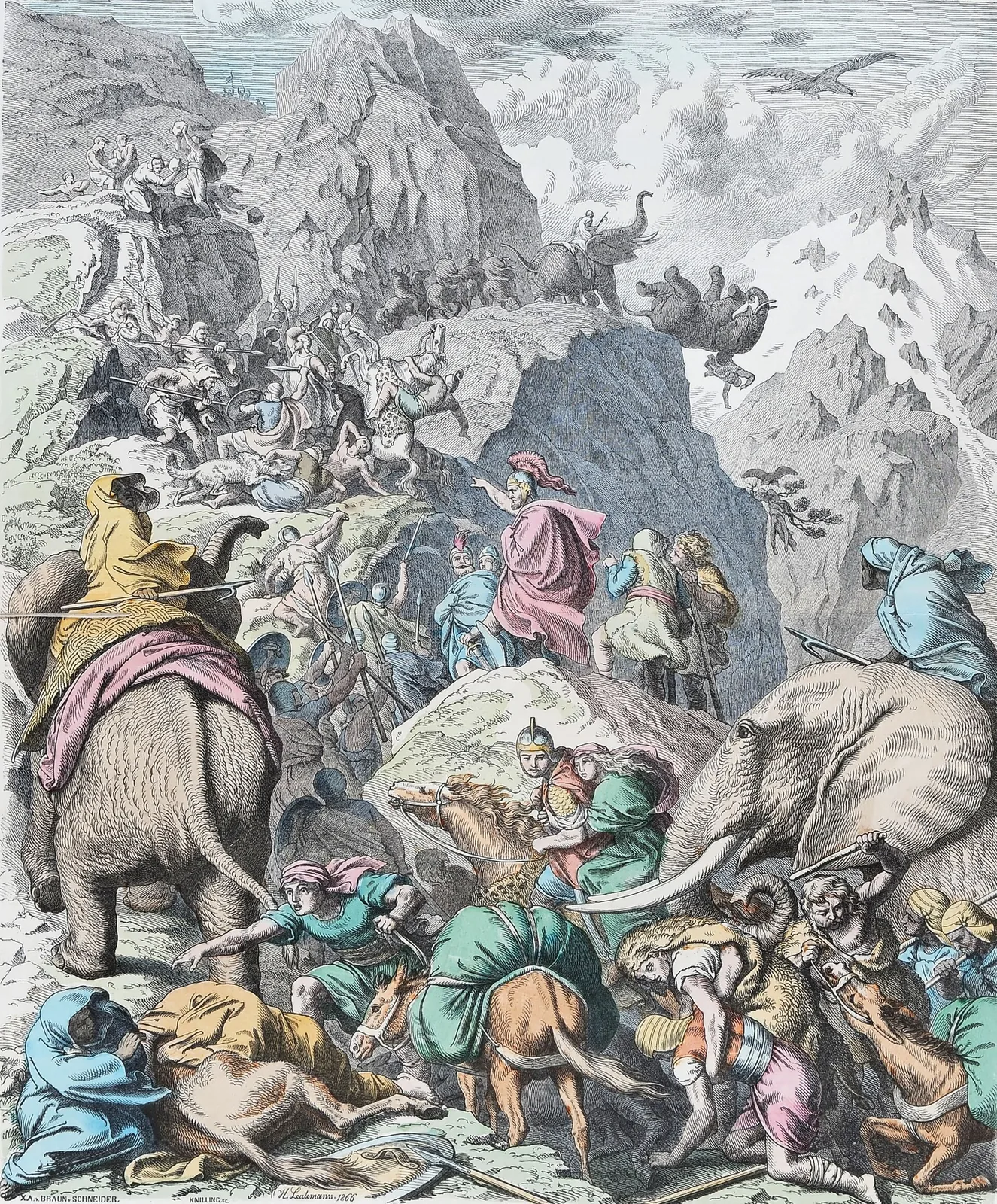 Crossing the Alps into Italy