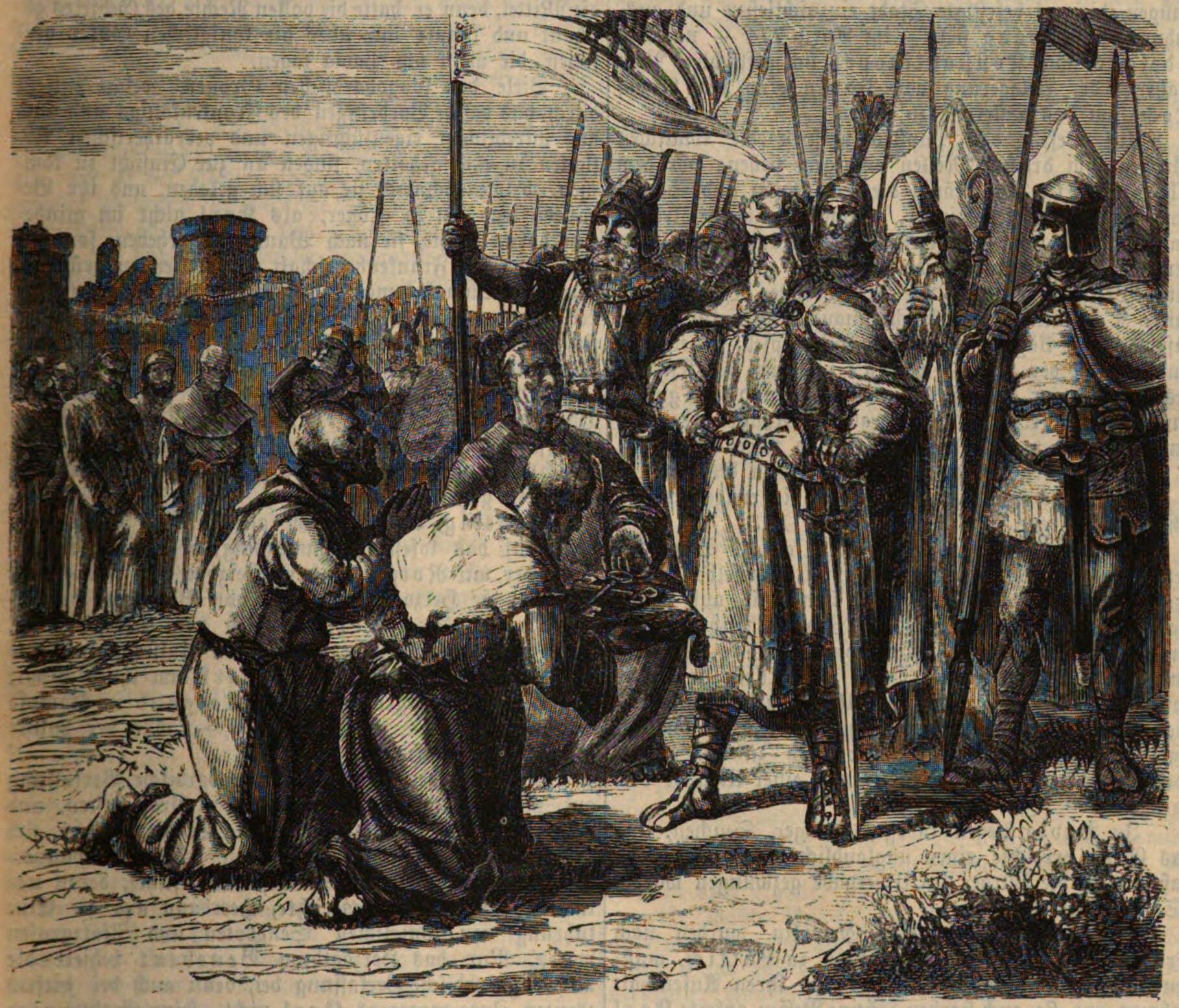 Returned to Pavia and accepted its surrender