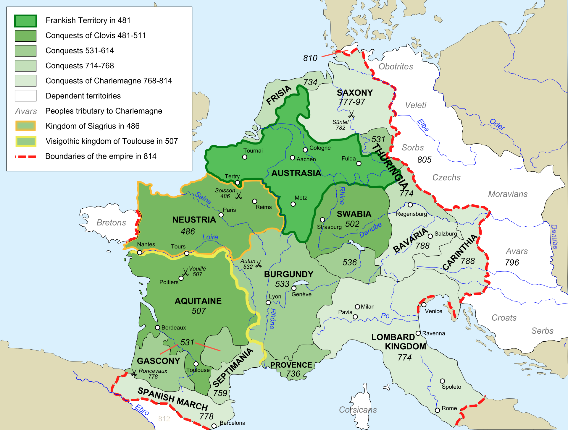Pushed into Thuringia
