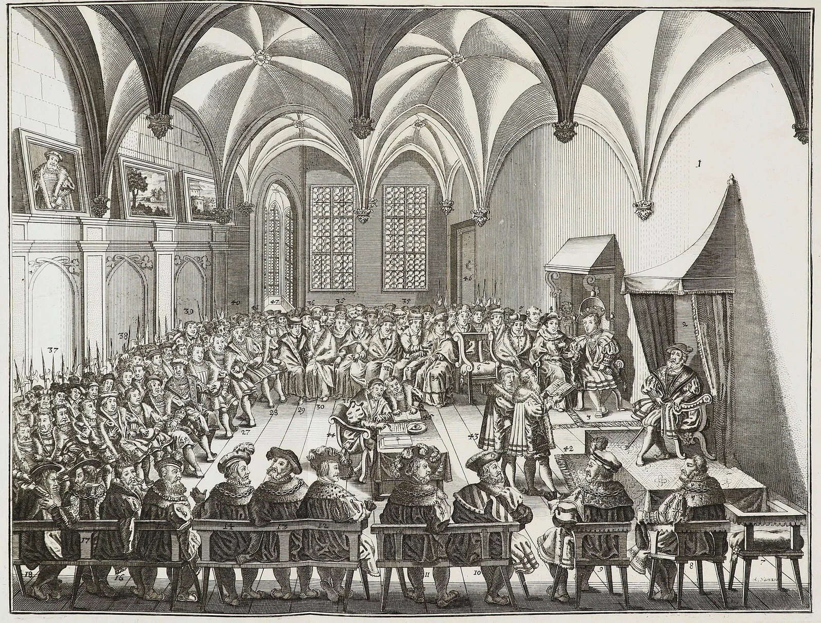 Opening the Diet of Augsburg