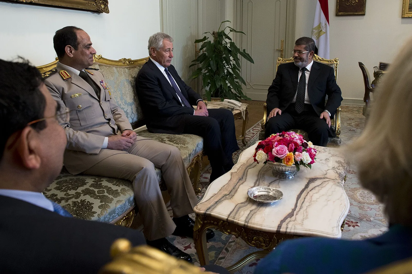 Meeting with U.S. officials