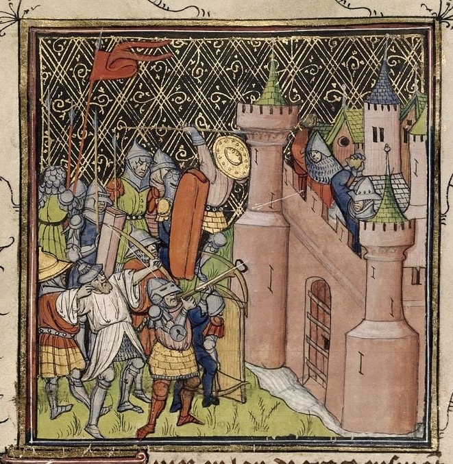 Confronts the Crusaders east of Acre