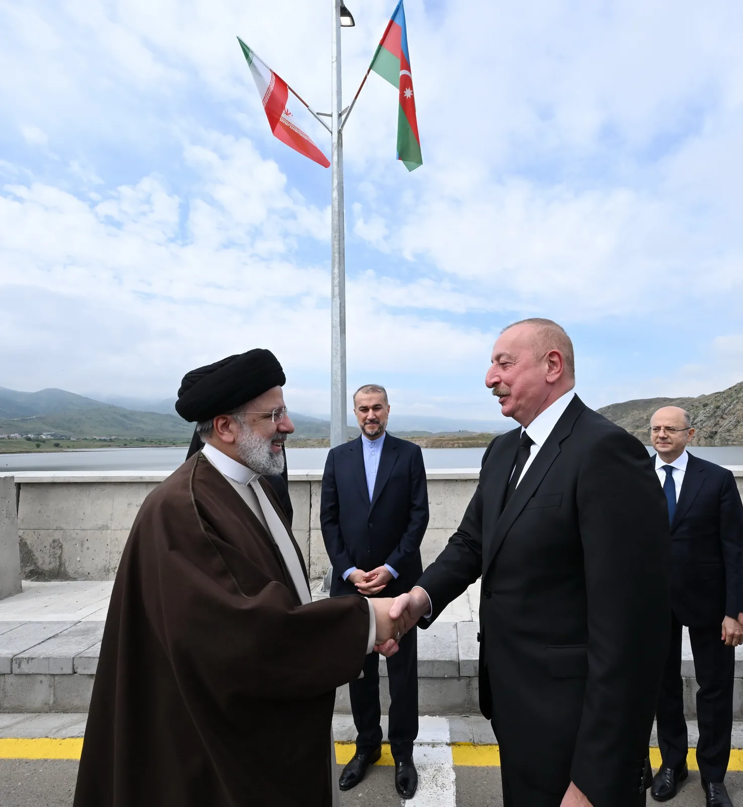 Border meeting with Ilham Aliyev