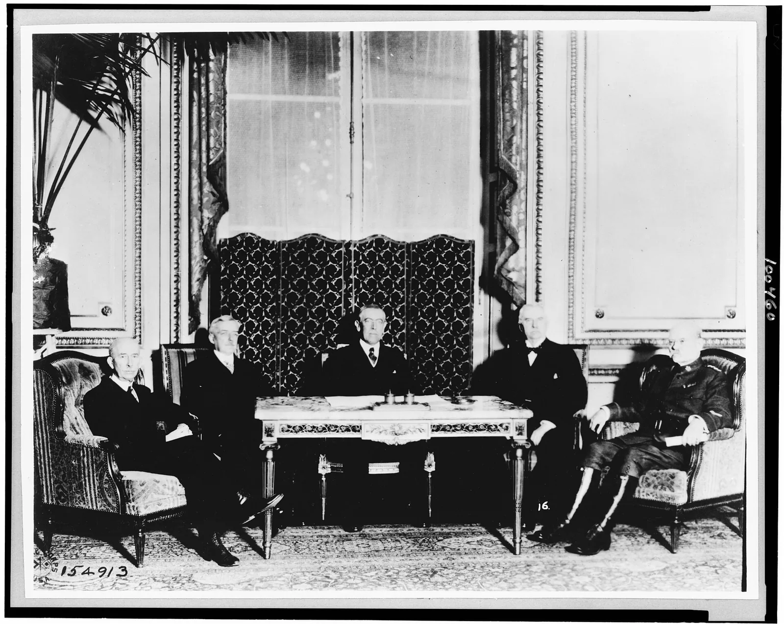 Preliminary peace-conference travel