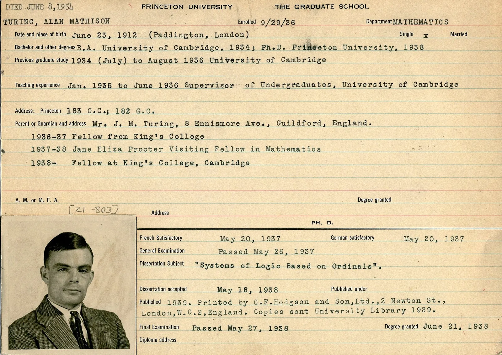 Princeton PhD