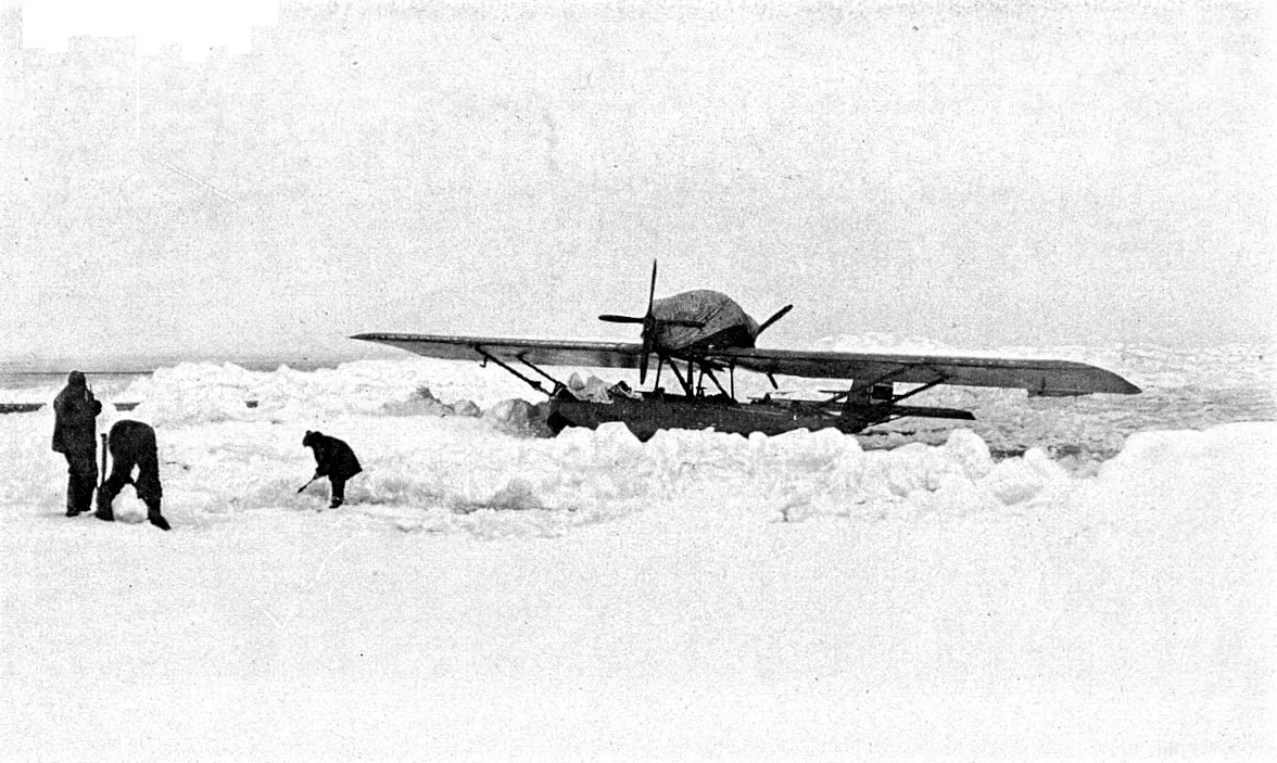 Forced landing at 87°43′ North