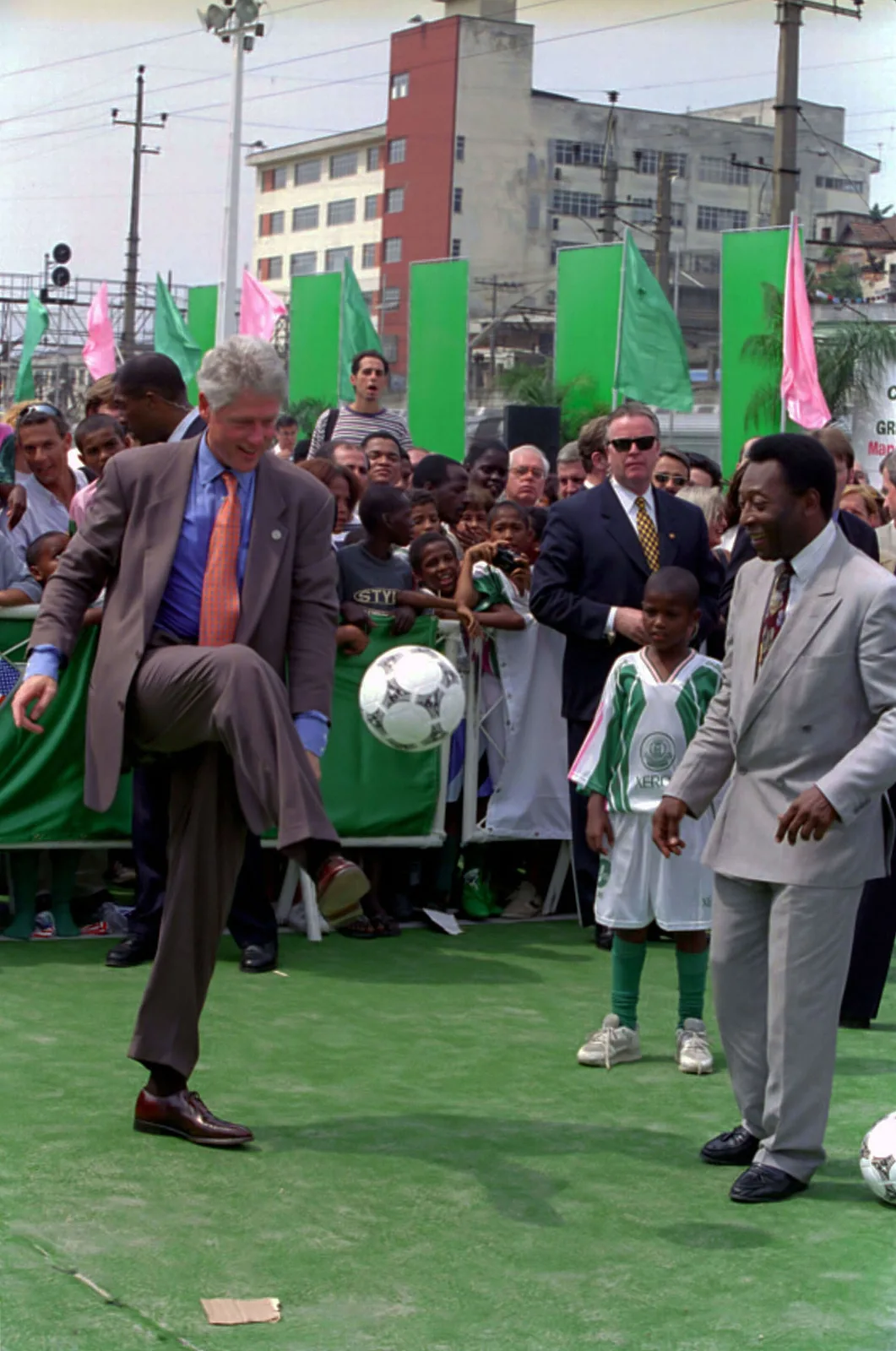 Meeting President Clinton