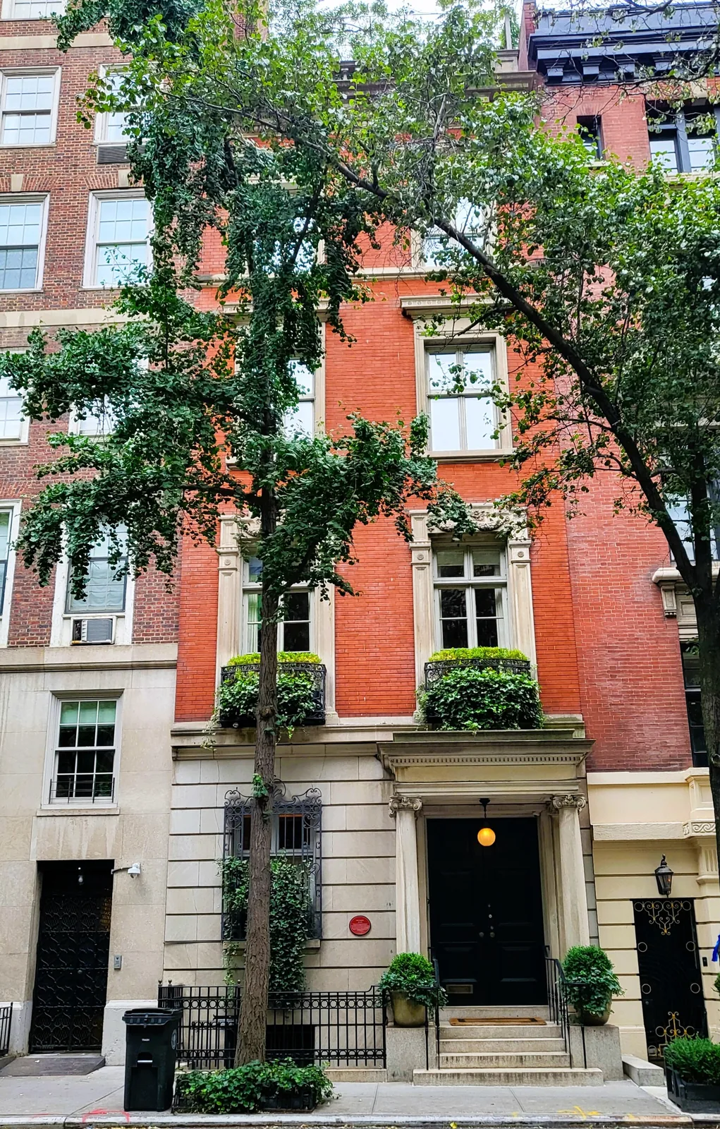 Moves to East 66th Street townhouse