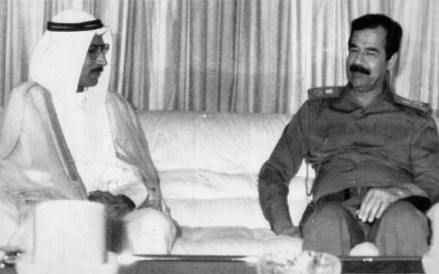 Inspection of Iraqi troops in Kuwait