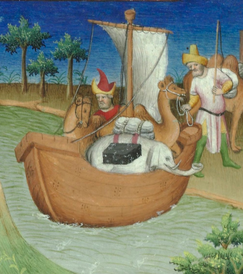 Arrives at Hormuz from the Indian Ocean