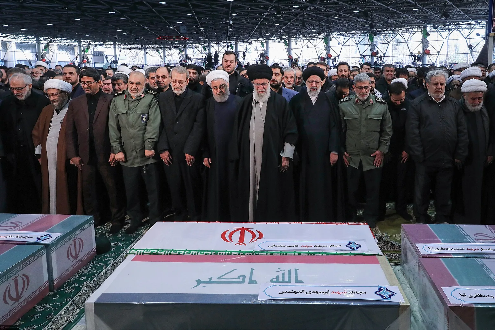 Soleimani funeral prayers