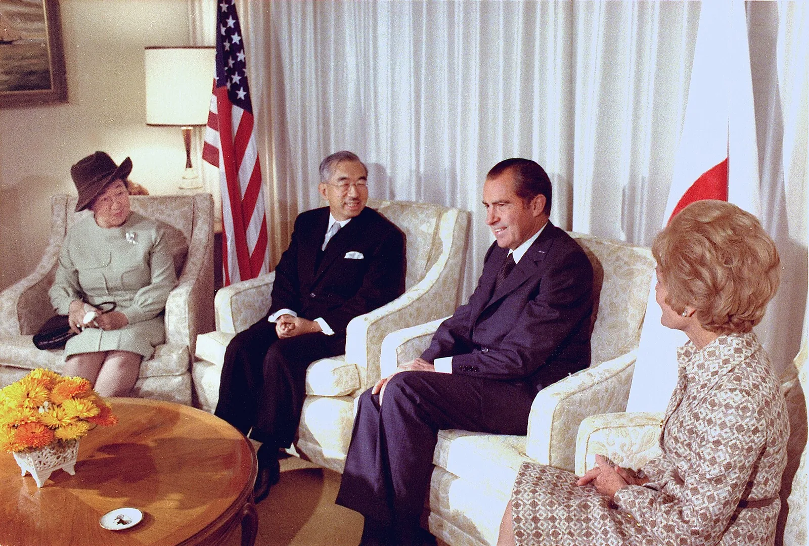 Meeting President Nixon in Anchorage